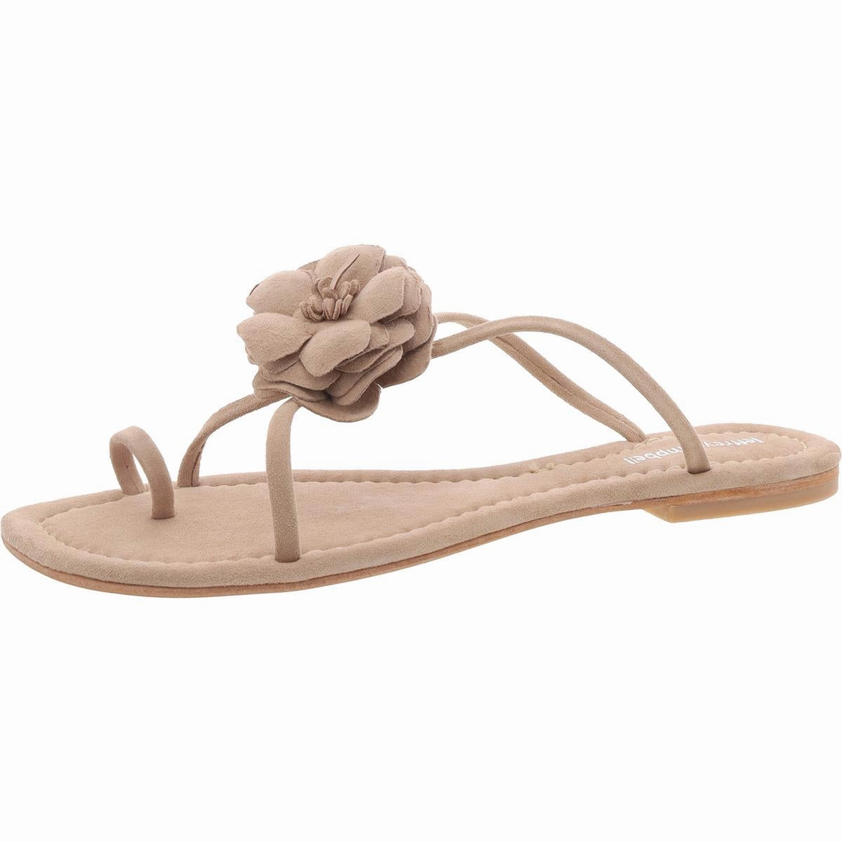 TROPICO Womens Bow Leather Slide Sandals