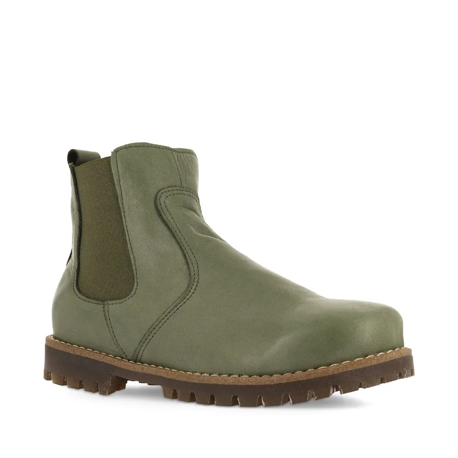 TRUCKIE - OLIVE LEATHER