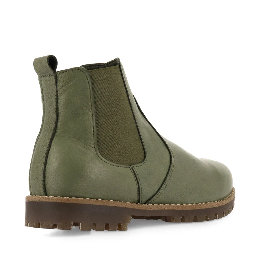 TRUCKIE - OLIVE LEATHER