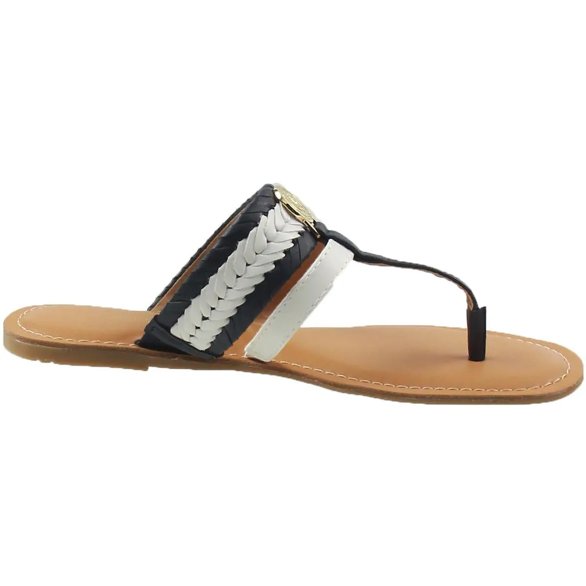 TWLady Womens Logo Rubber Thong Sandals
