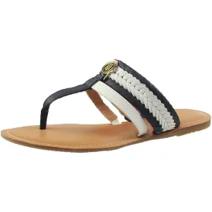 TWLady Womens Logo Rubber Thong Sandals