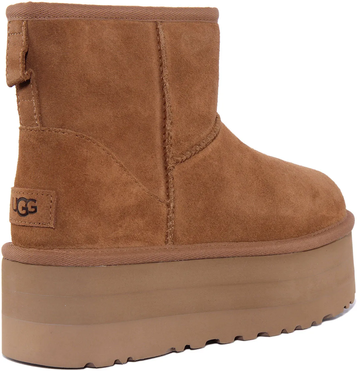 Ugg Australia Classic Mini Platform In Chestnut For Women