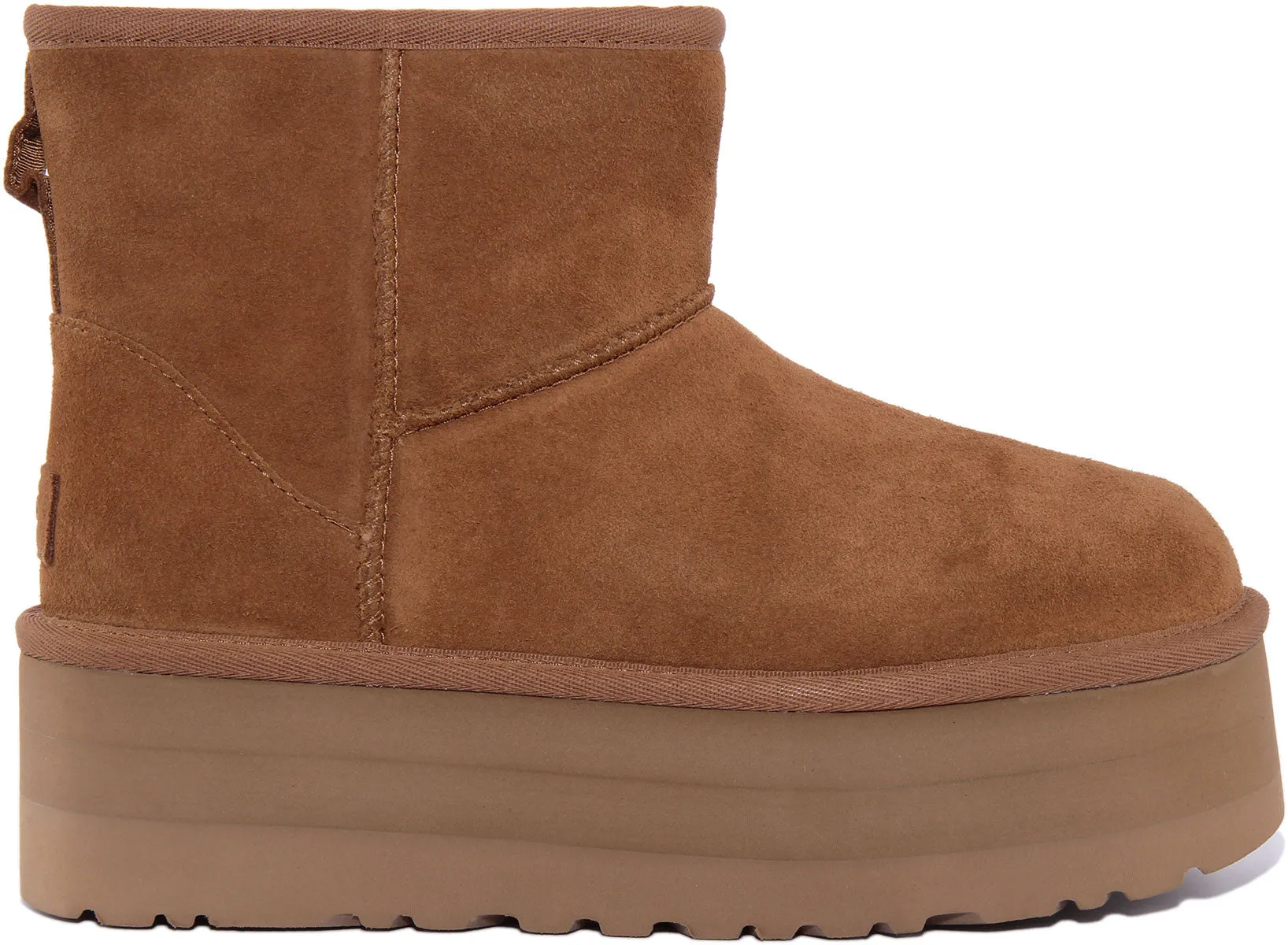 Ugg Australia Classic Mini Platform In Chestnut For Women