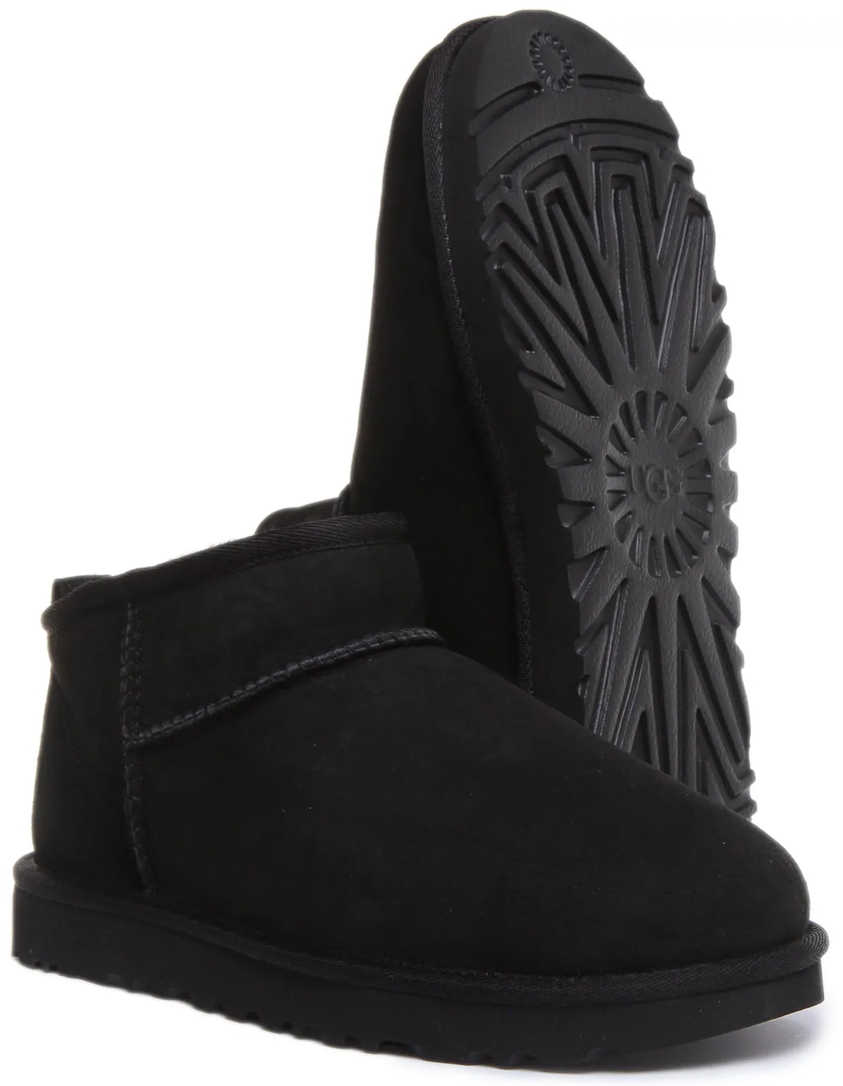 Ugg Australia Ultra Mini In Black For Women