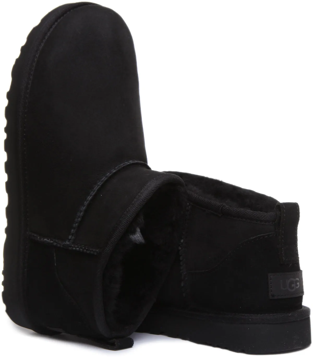 Ugg Australia Ultra Mini In Black For Women