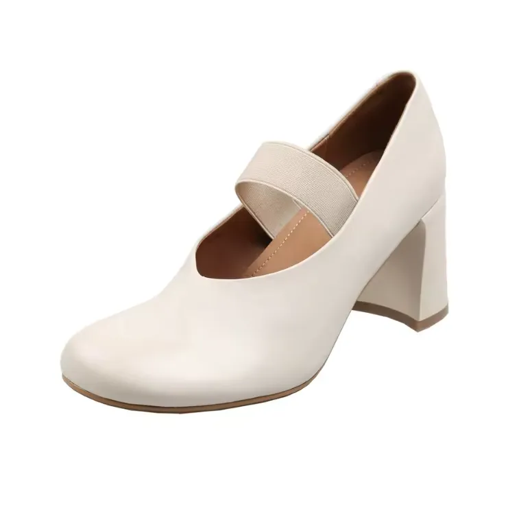 USS Shoes Alina Women's Low Heeled Round Toe Pumps