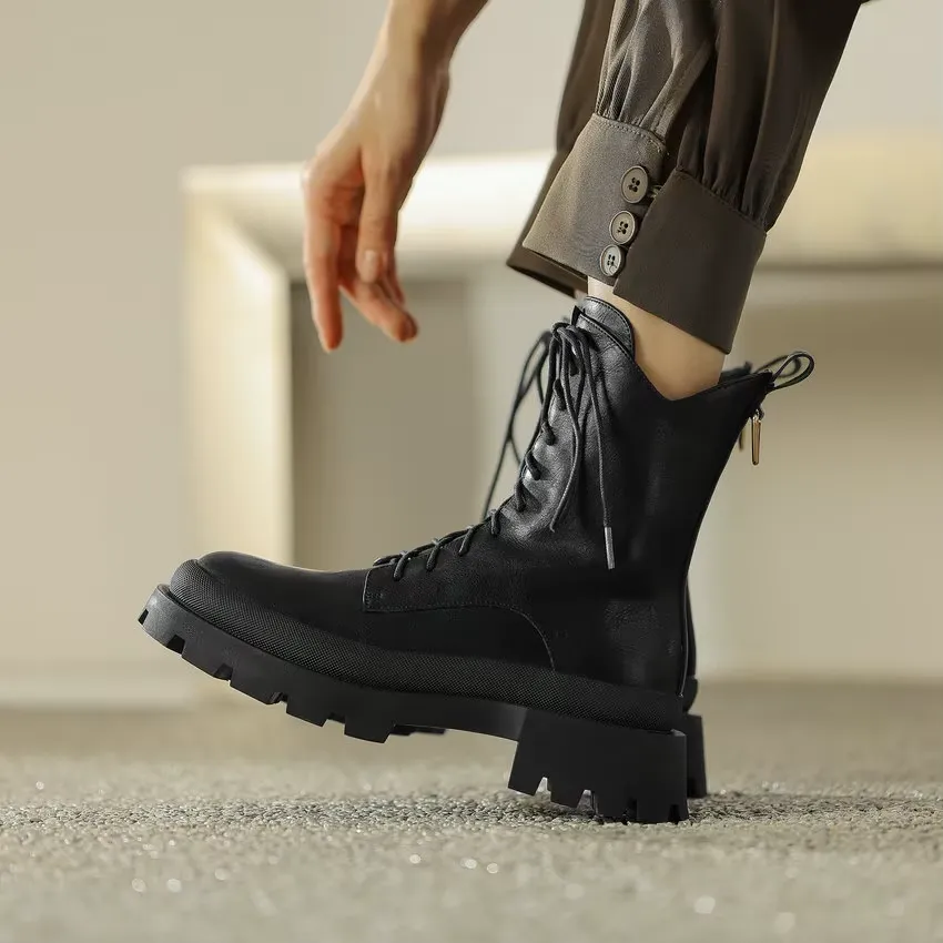 USS Shoes Anais Women's Leather Ankle Boots