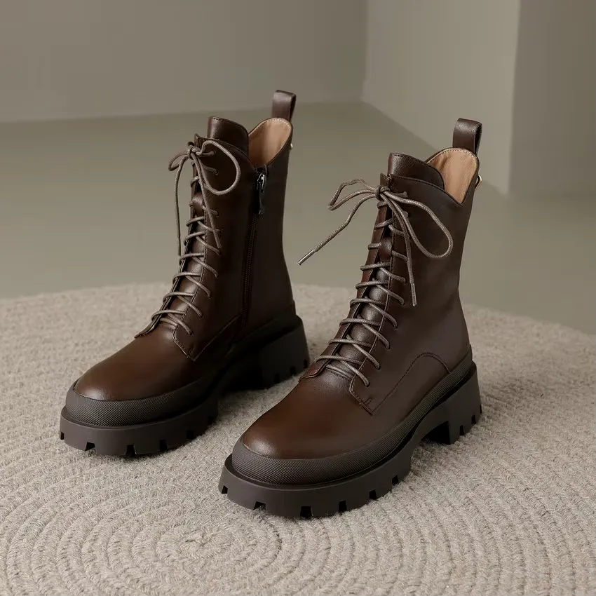 USS Shoes Anais Women's Leather Ankle Boots