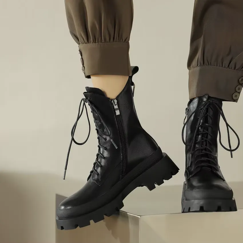 USS Shoes Anais Women's Leather Ankle Boots