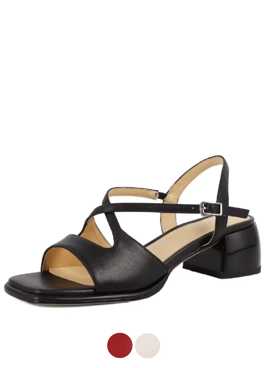 USS Shoes Analia Women's Leather Luxury Square Toe Sandals