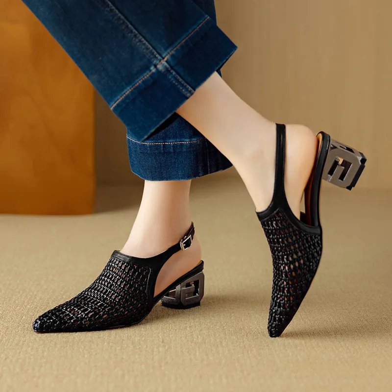 USS Shoes Angelica Women's Pointed Toe Hollow Sandals