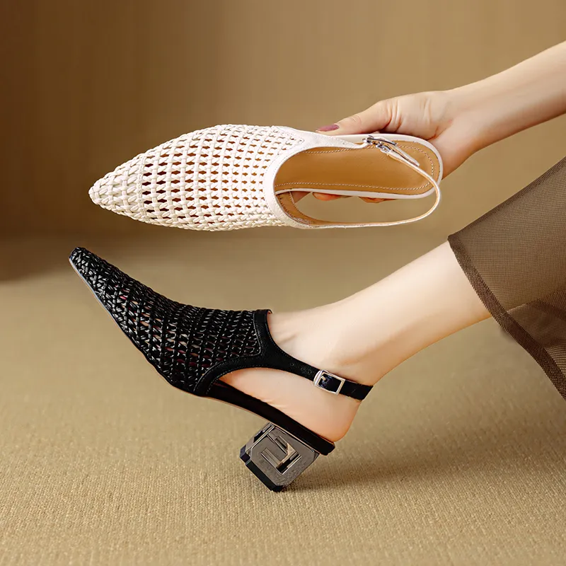 USS Shoes Angelica Women's Pointed Toe Hollow Sandals