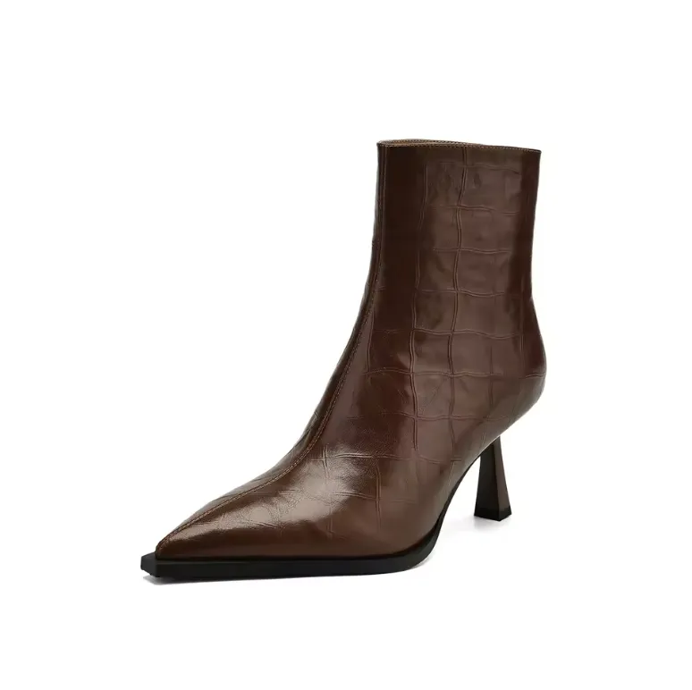 USS Shoes Belen Women's High Heels Leather Ankle Boots