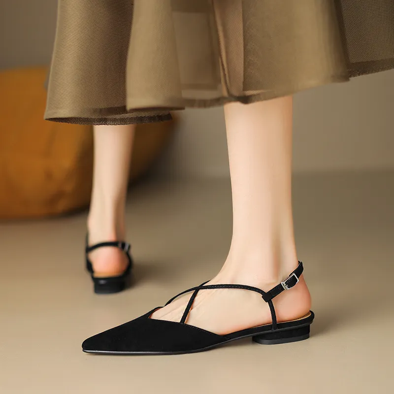 USS Shoes Clara Women's Slingbacks Pointed Toe Sandals