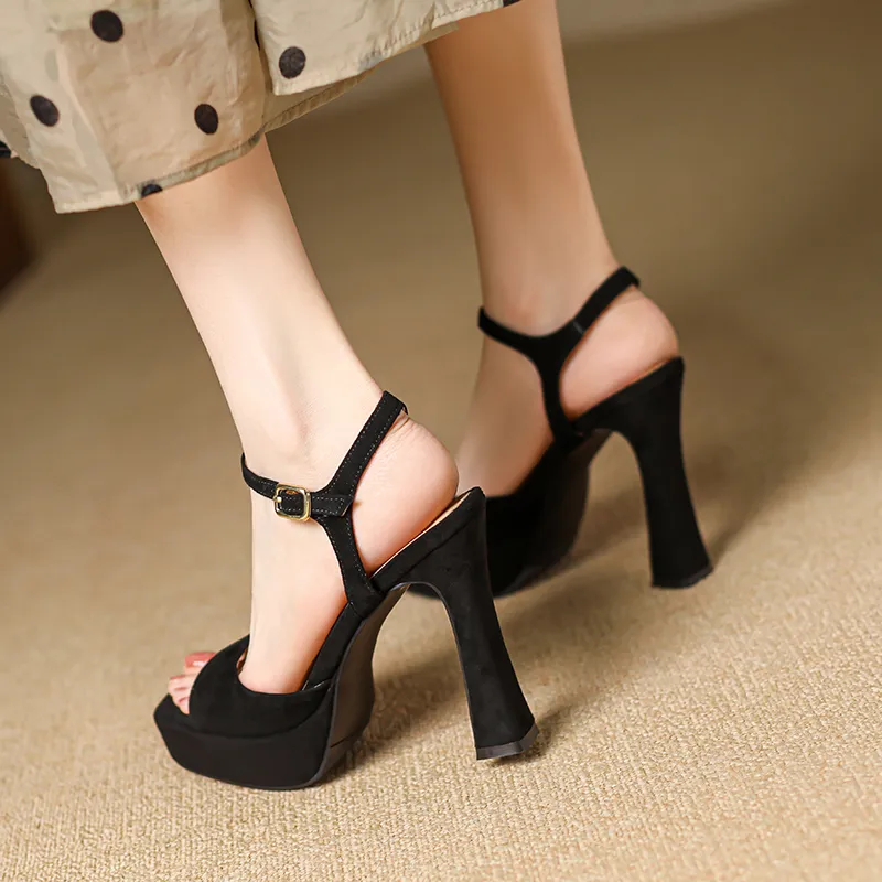 USS Shoes Clariza Women's High Heel Platform Sandals