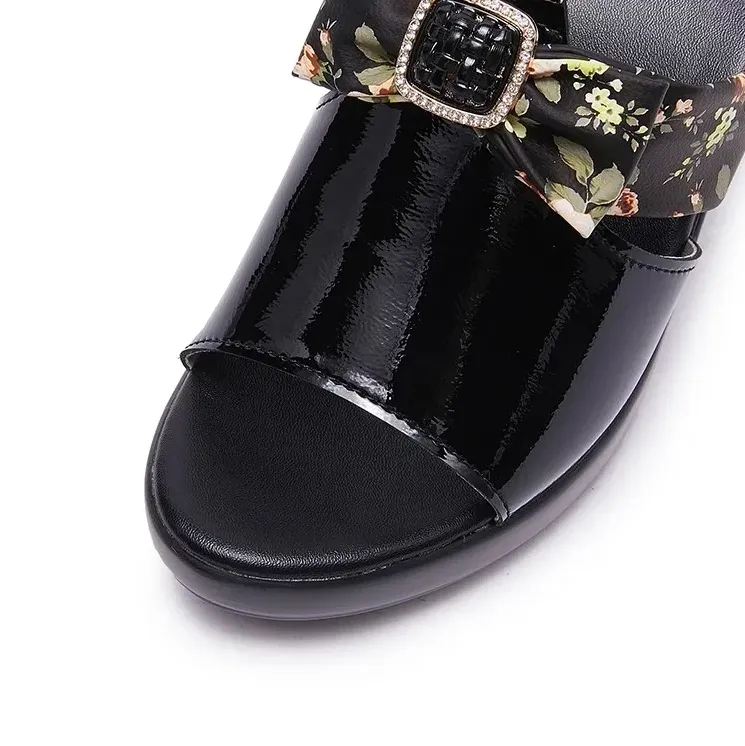 USS Shoes Cristina Women's Anti-Skid Heels Bowknot Sandals
