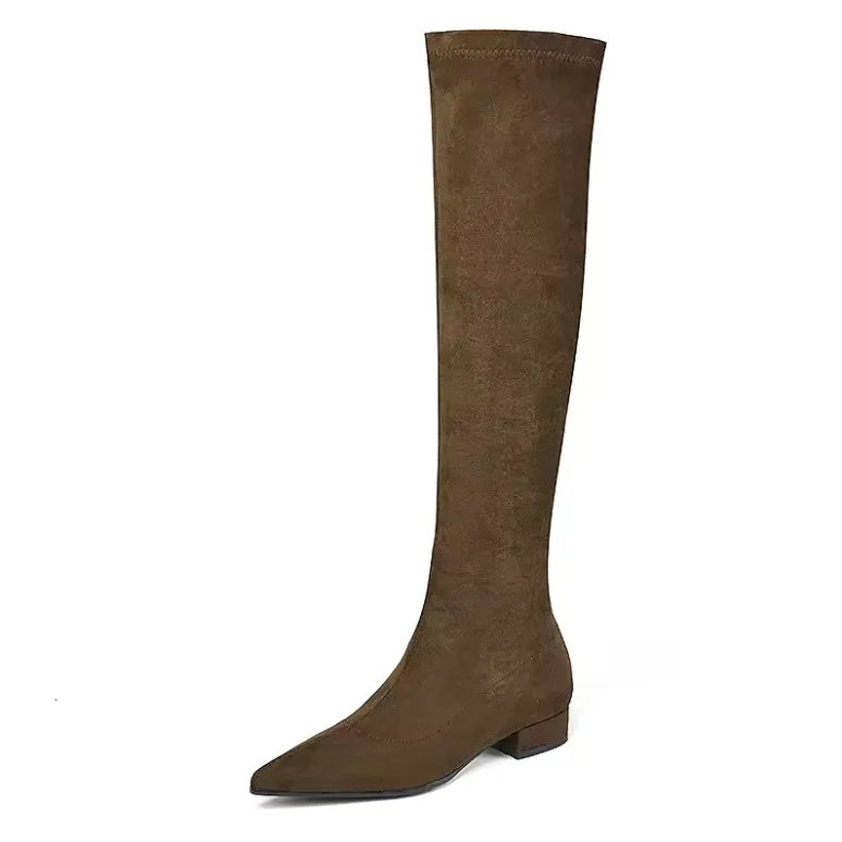 USS Shoes Eladia Women's Suede Thigh High Boots