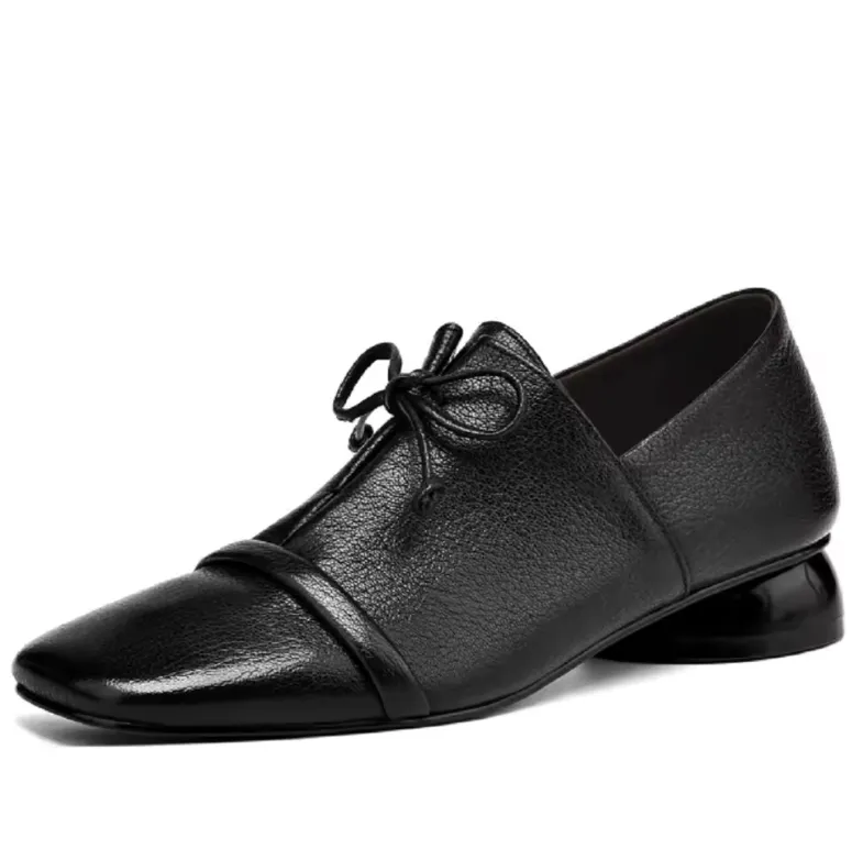 USS Shoes Elsi Women's Leather Square Toe Loafers