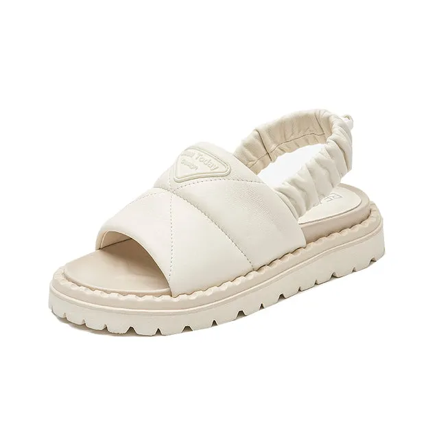 USS Shoes Litcy Women's Leather Elastic Band Sandal