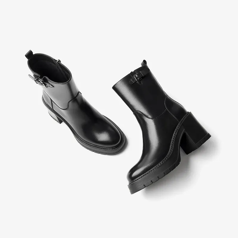 USS Shoes Macarena Women's Square Heel Winter Boots