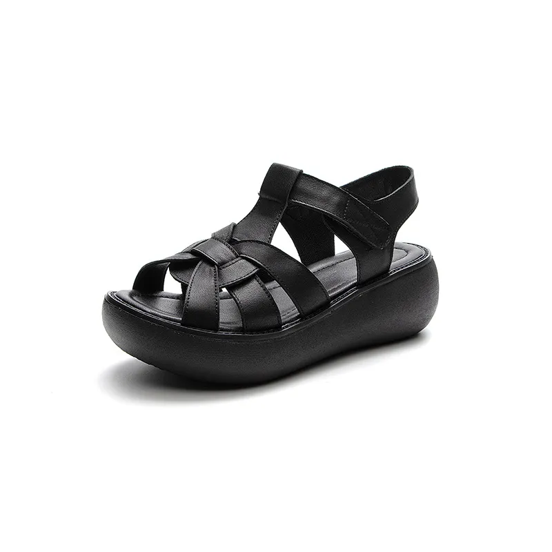 USS Shoes Macry Women's Peep Toe Wedges Sandals