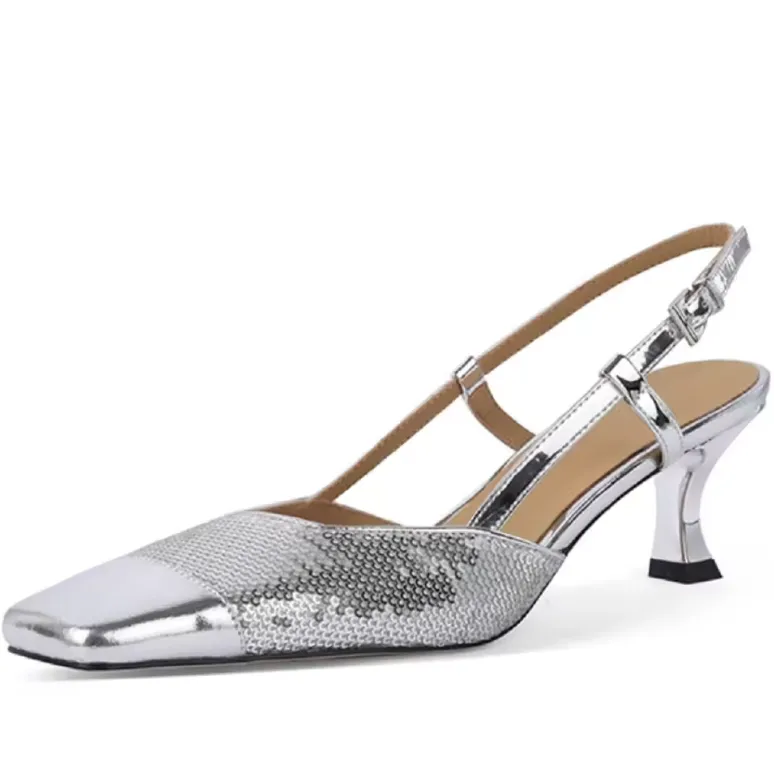 USS Shoes Maitee Women's Dress Slingback Square Toe Sandals