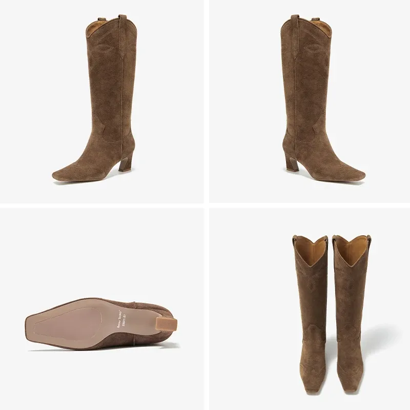 USS Shoes Malli Women's Long Leather Boots