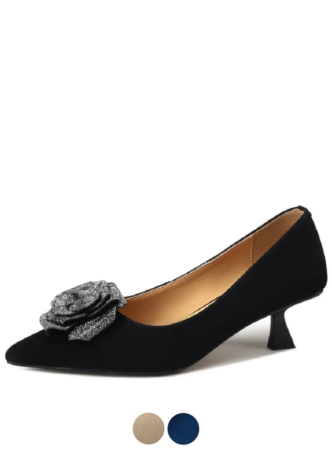 USS Shoes Milena Women's Leather Party Pointed Toe Pumps