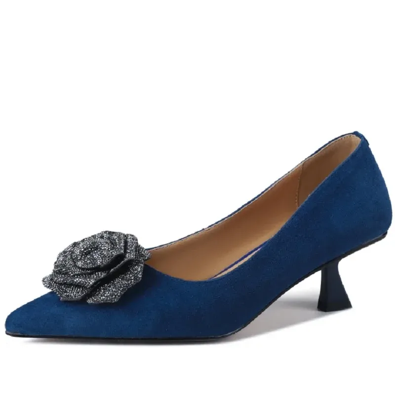 USS Shoes Milena Women's Leather Party Pointed Toe Pumps