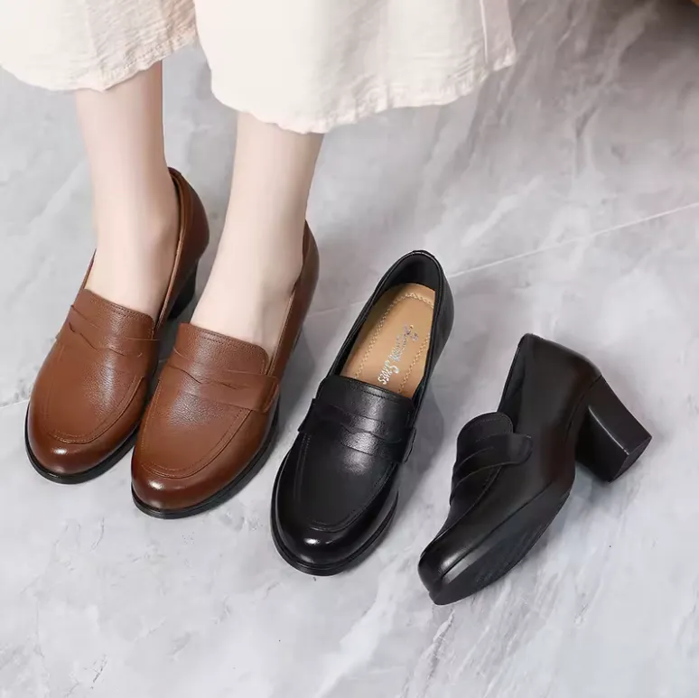 USS Shoes Nashi Women's Leather Loafer Pumps