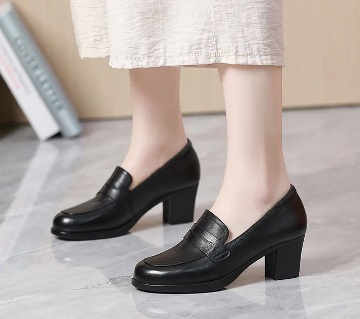 USS Shoes Nashi Women's Leather Loafer Pumps