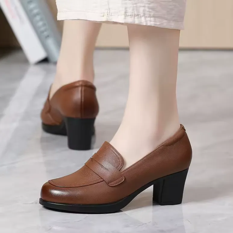 USS Shoes Nashi Women's Leather Loafer Pumps