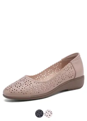 USS Shoes Norys Women's Leather Breathable Slip-On Loafers