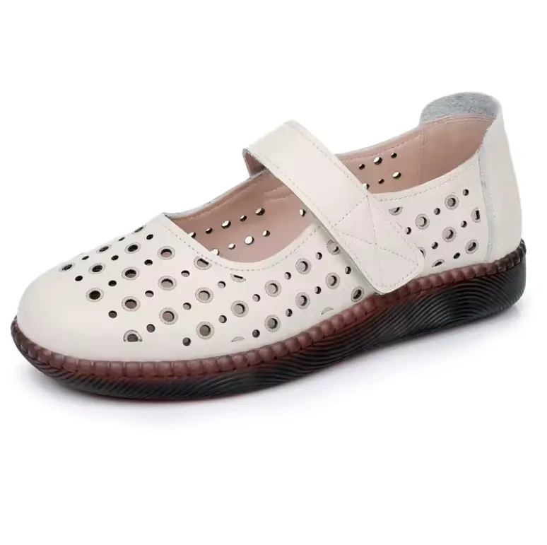 USS Shoes Olga Women's Leather Hook & Loop Sandals