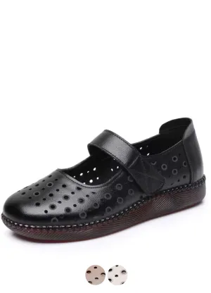 USS Shoes Olga Women's Leather Hook & Loop Sandals