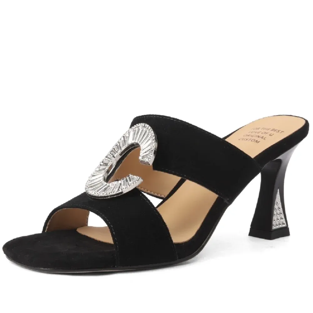USS Shoes Oriana Women's Leather Square Toe Sandals