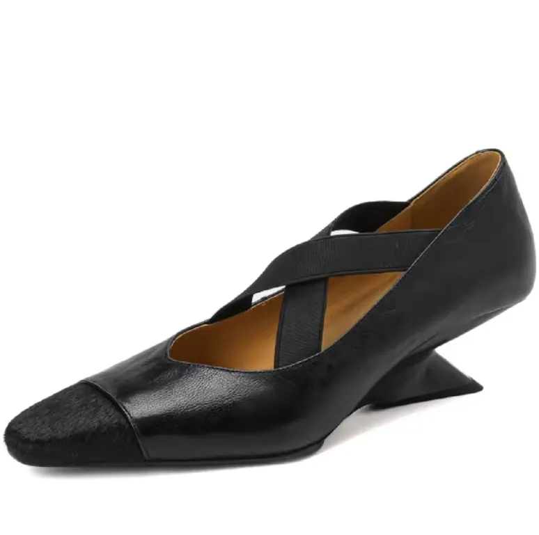 USS Shoes Ornela Women's Square Toe Shallow Pumps