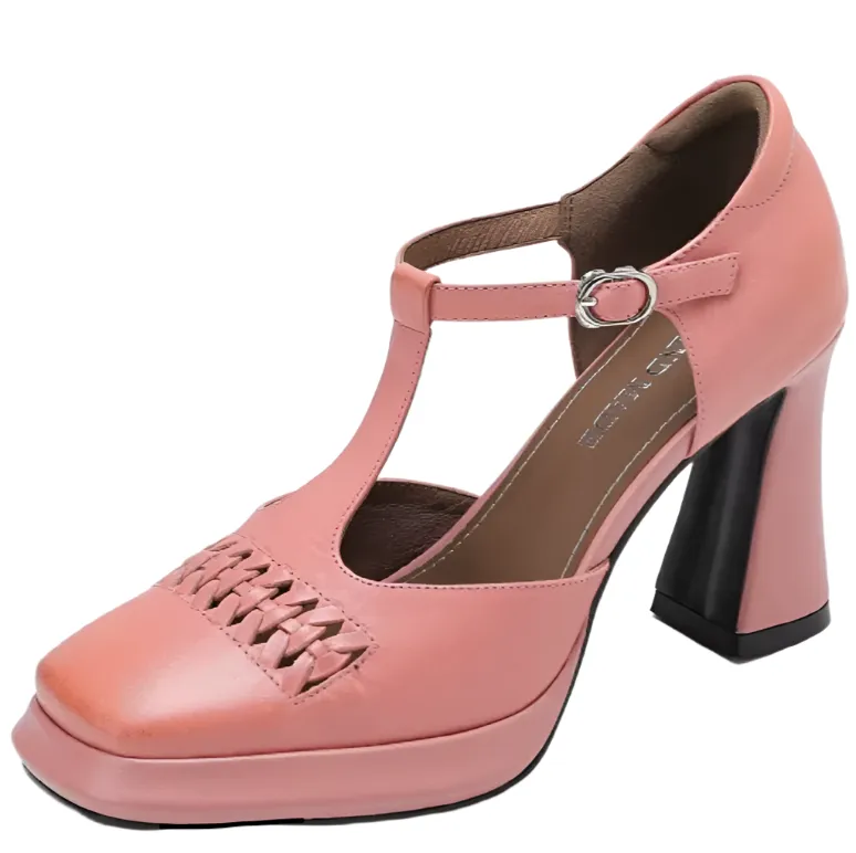 USS Shoes Rafaela Women's Leather Platform Sandals