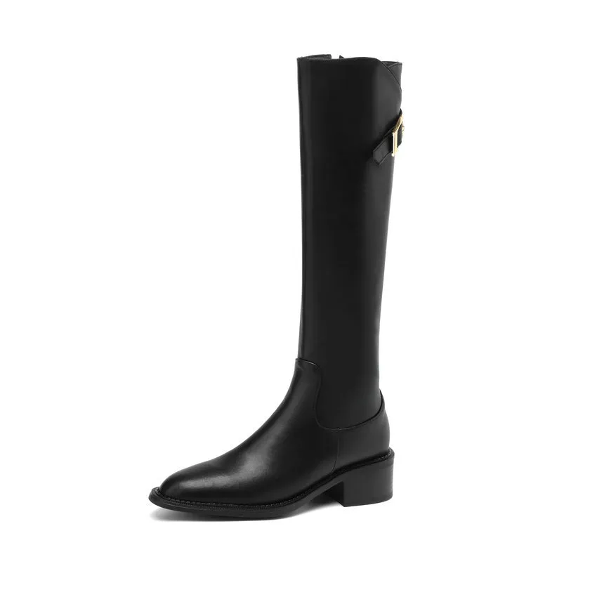 USS Shoes Ramona Women's Square Heel Knee High Boots
