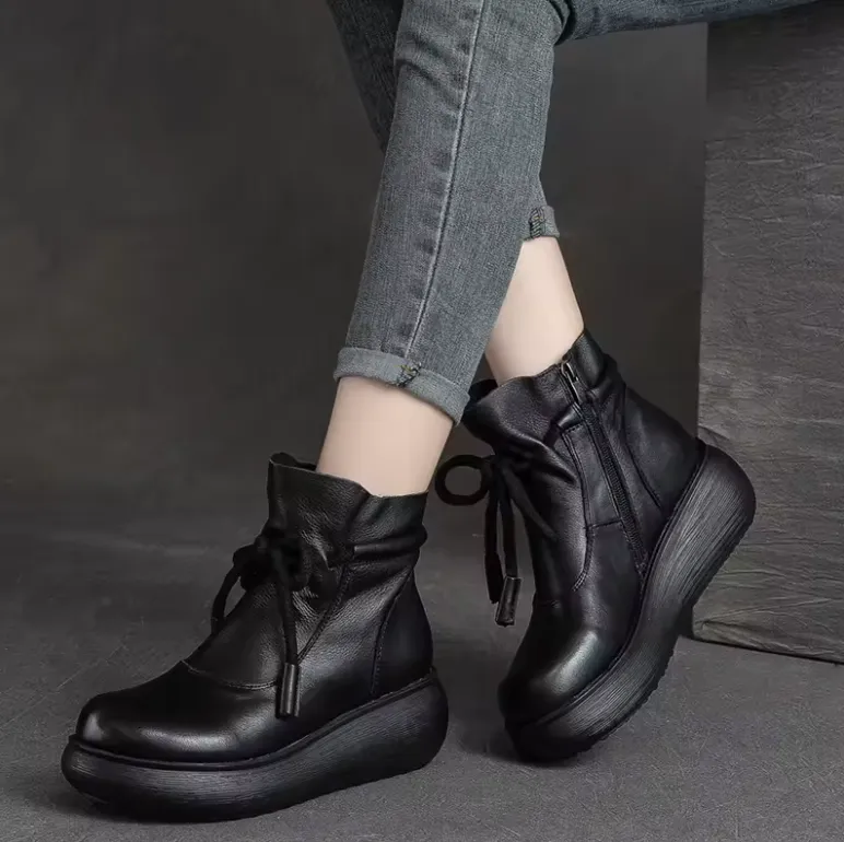 USS Shoes Raquela Women's Platform Ankle Boots