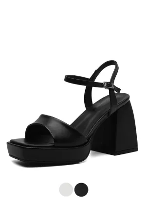 USS Shoes Romina Women's Square High Heel Sandal