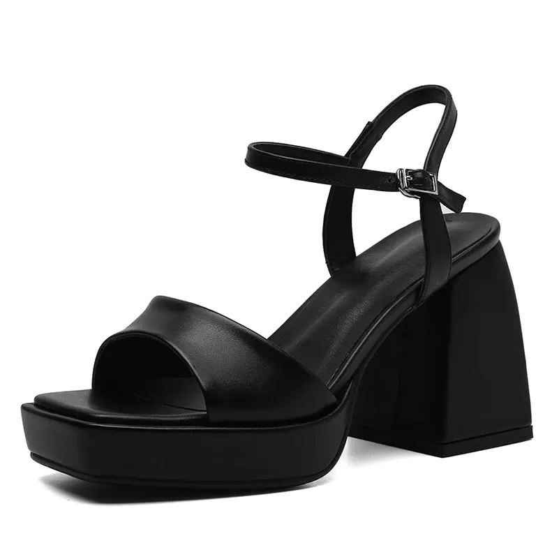 USS Shoes Romina Women's Square High Heel Sandal