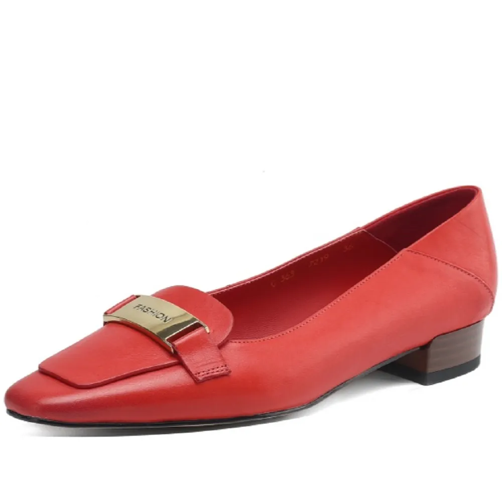 USS Shoes Ruddy Women's Leather Round Toe Flats