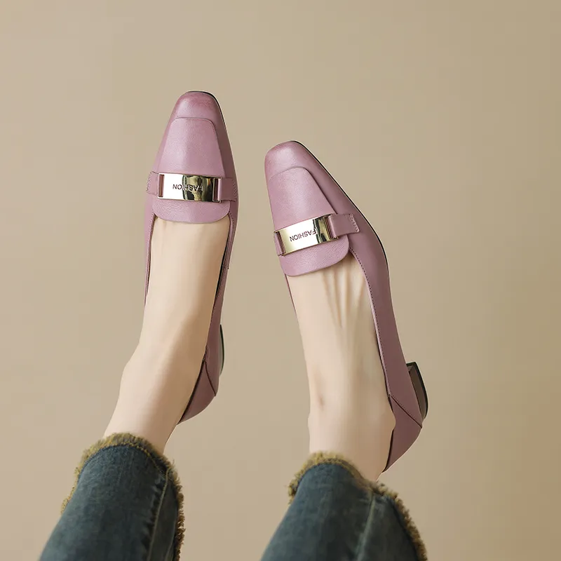 USS Shoes Ruddy Women's Leather Round Toe Flats