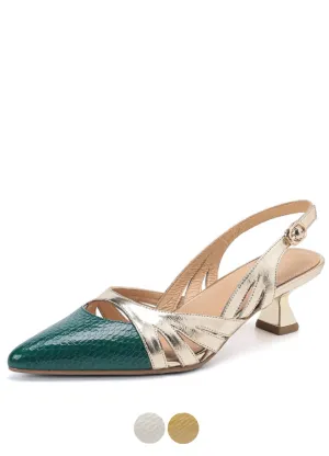 USS Shoes Rury Women's Leather Pointed Toe Sandals