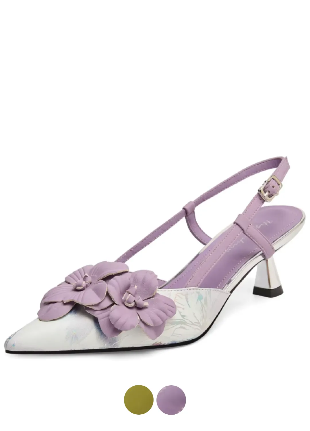 USS Shoes Tatiana Women's Flower Design Leather Sandals