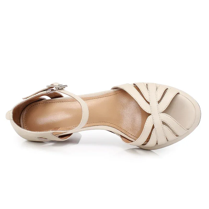 USS Shoes Valentina Women's Peep Toe Dress Sandals