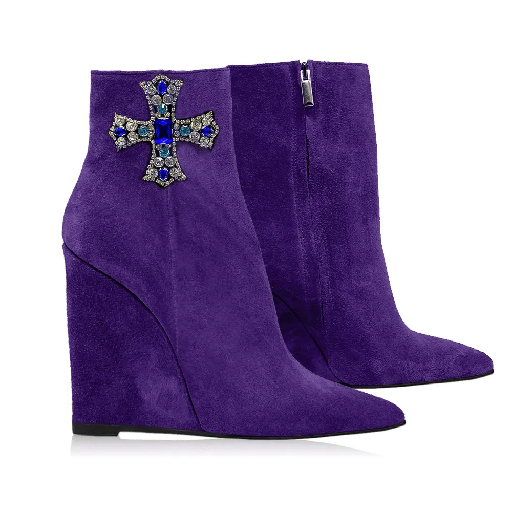 VENERE PURPLE SUEDE