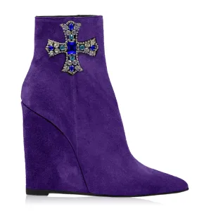 VENERE PURPLE SUEDE