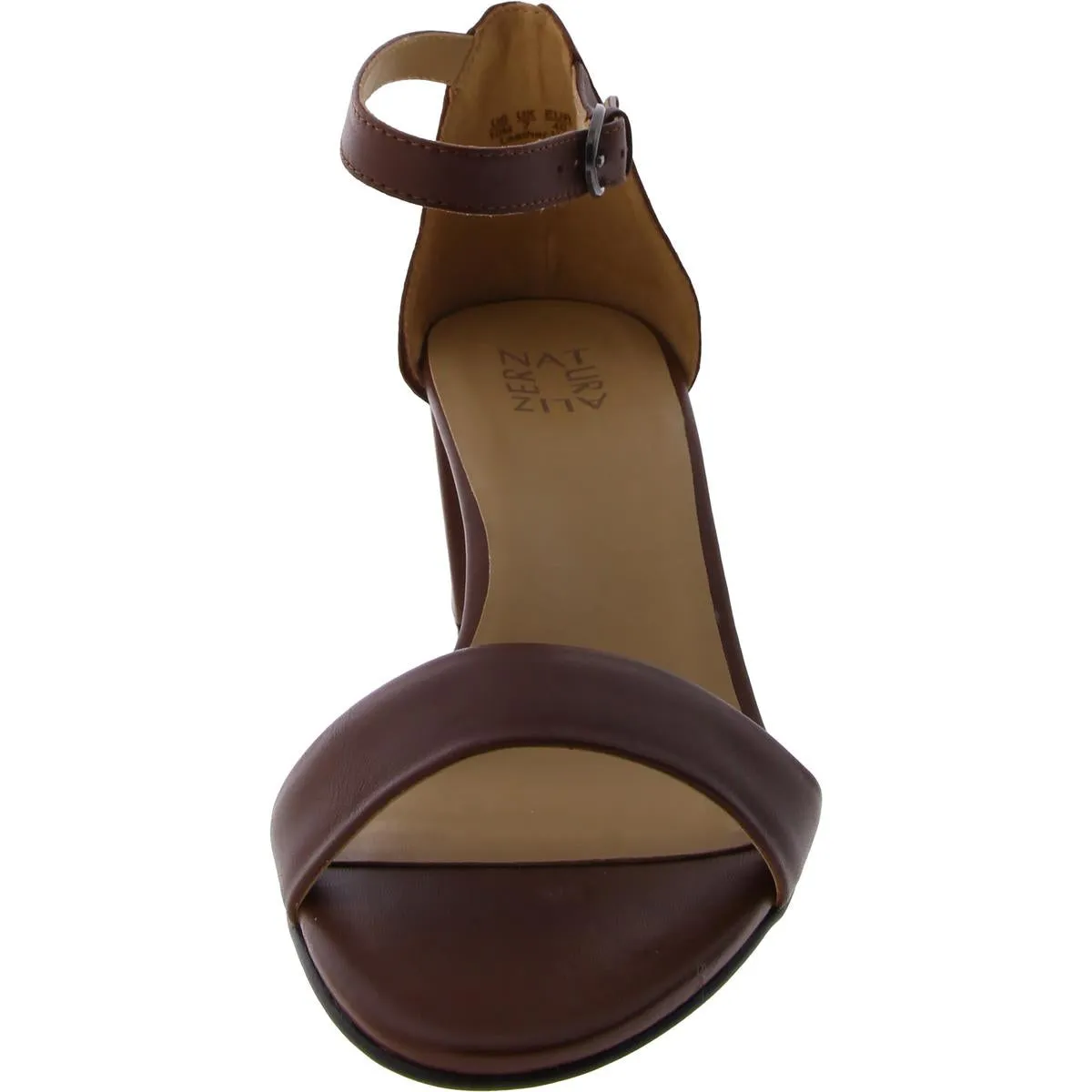 Vera Womens Buckle Ankle Strap Heel Sandals